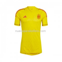 Camiseta de Fútbol España Portero Hombre Casa 2022-2023 Manga Corta
