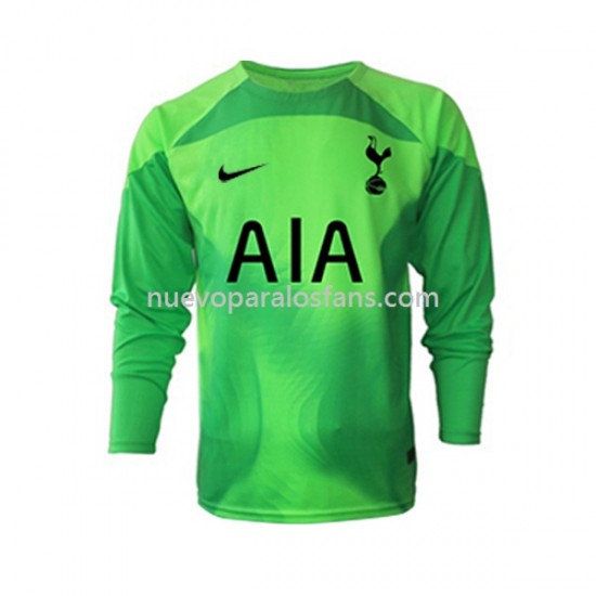 Camiseta de Fútbol Tottenham Hotspur Portero Hombre Exterior 2022-2023 Manga Larga