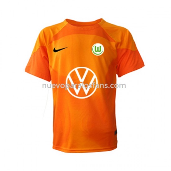 Camiseta de Fútbol VfL Wolfsburg Portero Hombre Tercera 2022-2023 Manga Corta