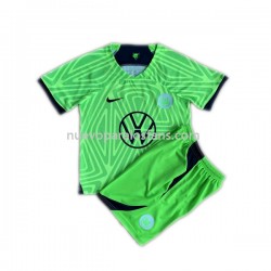 Camiseta de Fútbol VfL Wolfsburg Niño Casa 2022-2023 Manga Corta