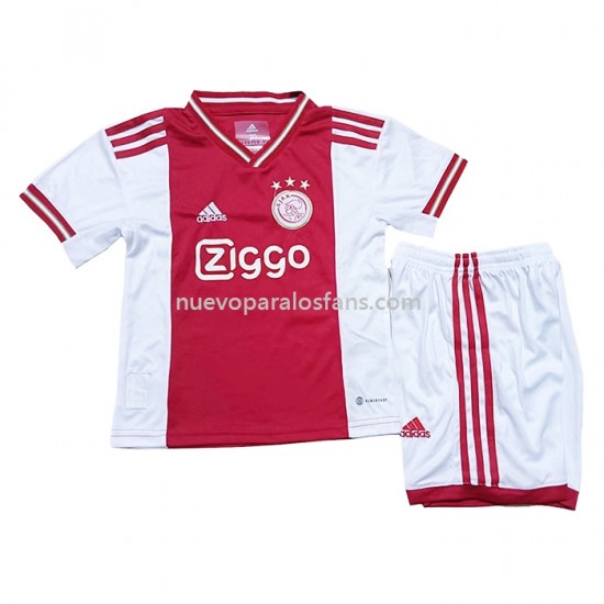 Camiseta de Fútbol AFC Ajax Niño Casa 2022-2023 Manga Corta