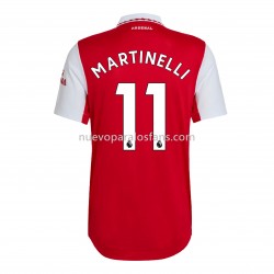 Camiseta de Fútbol Arsenal Martinelli 11 Casa 2022-2023 Manga Corta