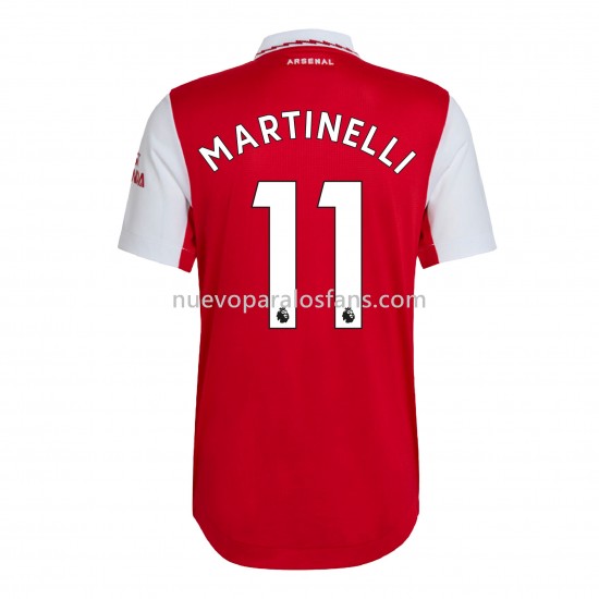 Camiseta de Fútbol Arsenal Martinelli 11 Casa 2022-2023 Manga Corta