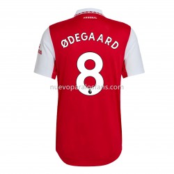 Camiseta de Fútbol Arsenal Odegaard 8 Casa 2022-2023 Manga Corta