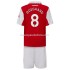 Camiseta de Fútbol Arsenal Odegaard 8 Niño Casa 2022-2023 Manga Corta