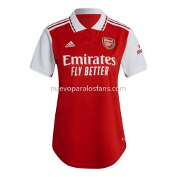 Camiseta de Fútbol Arsenal Mujer Casa 2022-2023 Manga Corta