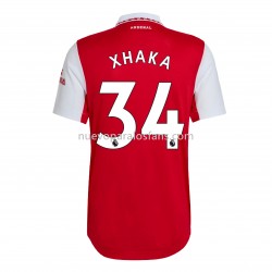 Camiseta de Fútbol Arsenal Xhaka 34 Casa 2022-2023 Manga Corta