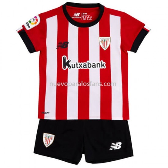 Camiseta de Fútbol Athletic Bilbao Niño Casa 2022-2023 Manga Corta