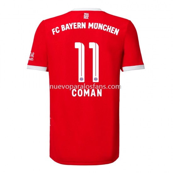 Camiseta de Fútbol Bayern de Múnich Coman 11 Casa 2022-2023 Manga Corta