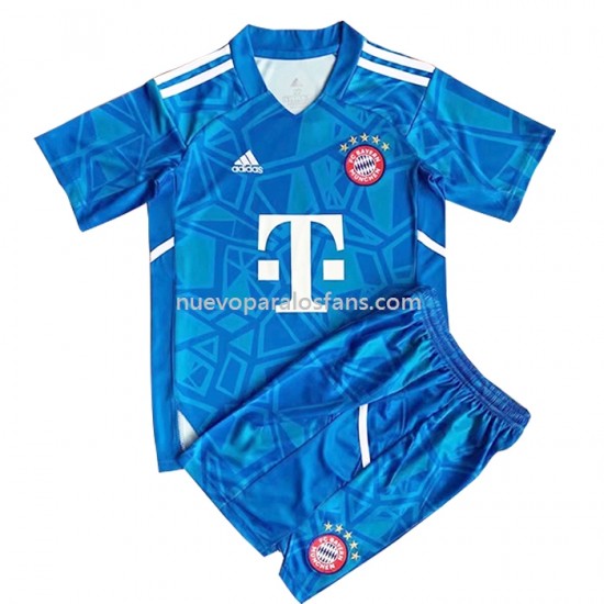 Camiseta de Fútbol Bayern de Múnich Portero Niño Cuarto 2022-2023 Manga Corta