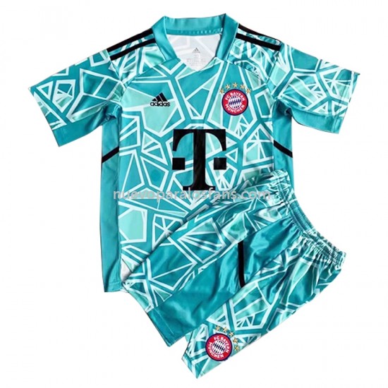 Camiseta de Fútbol Bayern de Múnich Portero Niño Casa 2022-2023 Manga Corta