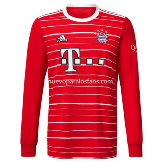 Camiseta de Fútbol Bayern de Múnich Casa 2022-2023 Manga Larga