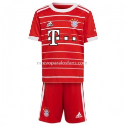 Camiseta de Fútbol Bayern de Múnich Niño Casa 2022-2023 Manga Corta