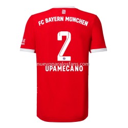 Camiseta de Fútbol Bayern de Múnich Upamecano 2 Casa 2022-2023 Manga Corta