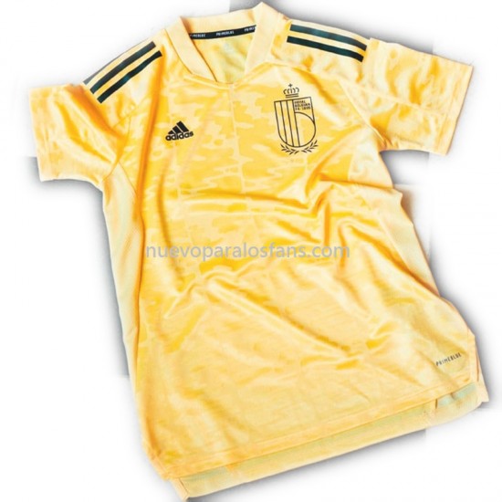 Camiseta de Fútbol Bélgica Mujer Exterior 2022 Manga Corta