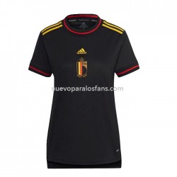 Camiseta de Fútbol Bélgica Mujer Casa 2022 Manga Corta