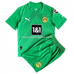 Camiseta de Fútbol Borussia Dortmund Portero Niño Exterior 2022-2023 Manga Corta