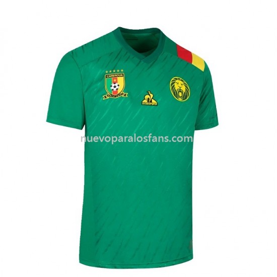 Camiseta de Fútbol Camerún Casa Copa Mundial 2022 Manga Corta