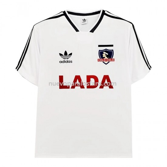 Camiseta de Fútbol Colo-Colo Casa 1991 Manga Corta