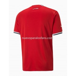 Camiseta de Fútbol Egipto Casa 2022 Manga Corta