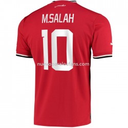 Camiseta de Fútbol Egipto M.Salah 10 Casa 2022 Manga Corta