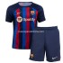 Camiseta de Fútbol FC Barcelona Niño Casa 2022-2023 Manga Corta
