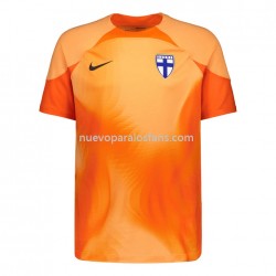 Camiseta de Fútbol Finlandia Portero Casa 2022 Manga Corta
