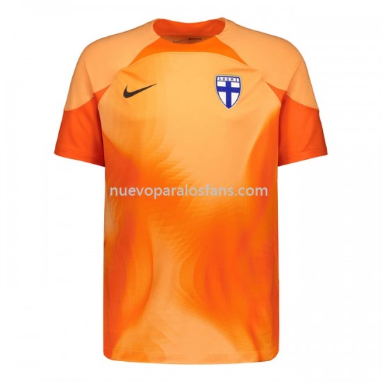 Camiseta de Fútbol Finlandia Portero Casa 2022 Manga Corta