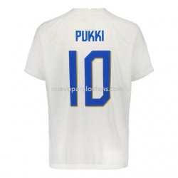 Camiseta de Fútbol Finlandia PUKKI 10 Casa 2022 Manga Corta