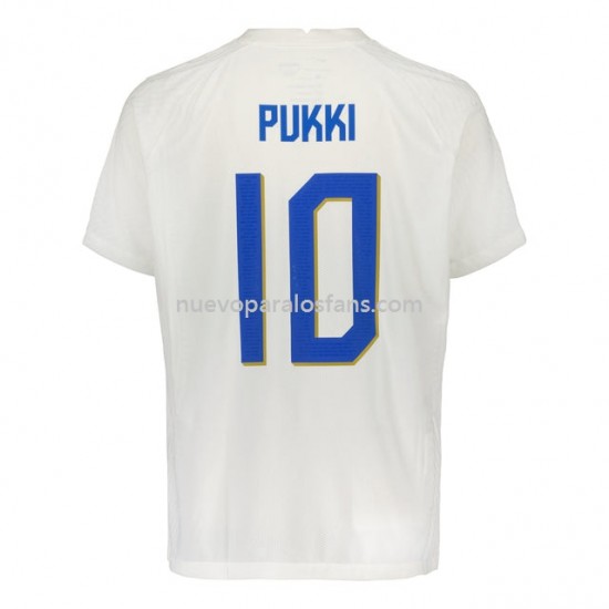 Camiseta de Fútbol Finlandia PUKKI 10 Casa 2022 Manga Corta