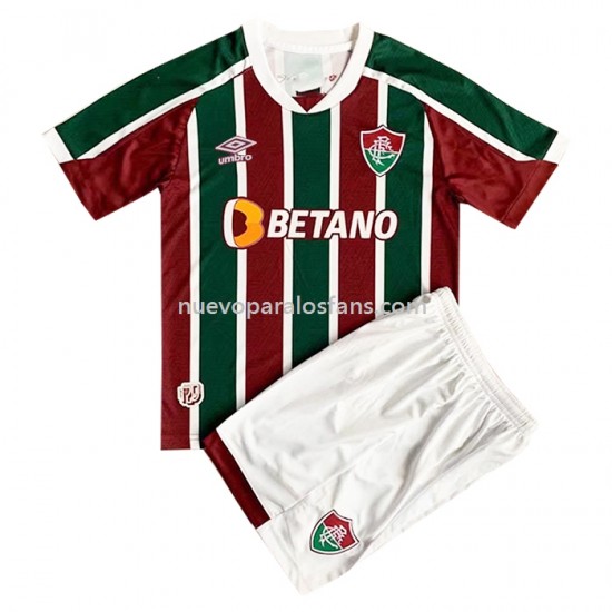 Camiseta de Fútbol Fluminense Niño Casa 2022-2023 Manga Corta