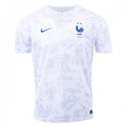 Camiseta de Fútbol Francia Exterior Copa Mundial 2022 Manga Corta