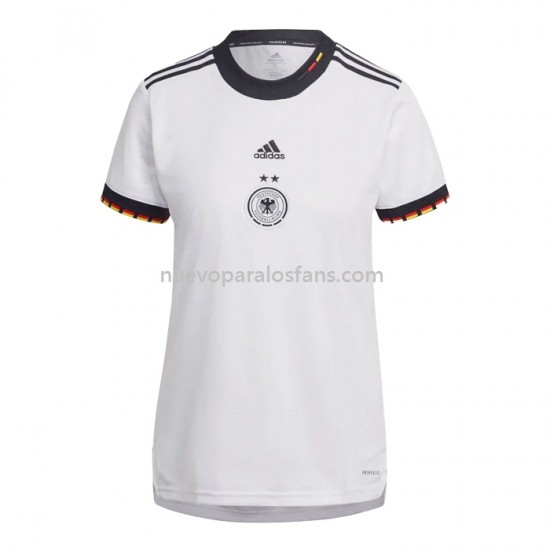 Camiseta de Fútbol Alemania Mujer Casa 2022 Manga Corta