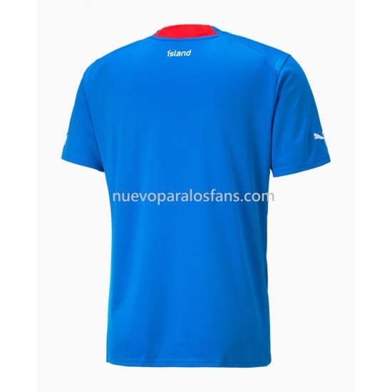 Camiseta de Fútbol Islandia Casa 2022 Manga Corta