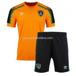 Camiseta de Fútbol Irlanda Niño Exterior 2022 Manga Corta