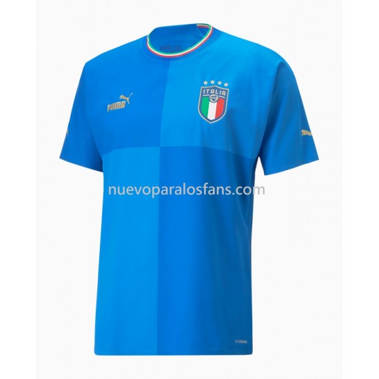 Camiseta de Fútbol Italia Casa 2022 Manga Corta