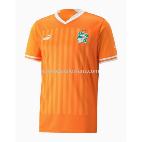 Camiseta de Fútbol Costa de Marfil Casa 2022 Manga Corta