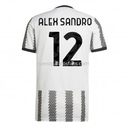 Camiseta de Fútbol Juventus Alex Sandro 12 Casa 2022-2023 Manga Corta