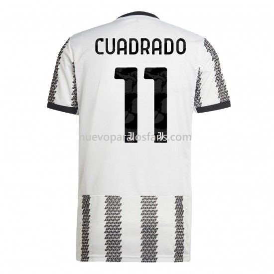 Camiseta de Fútbol Juventus Cuadrado 11 Casa 2022-2023 Manga Corta