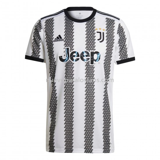 Camiseta de Fútbol Juventus Casa 2022-2023 Manga Corta