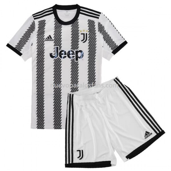 Camiseta de Fútbol Juventus Niño Casa 2022-2023 Manga Corta