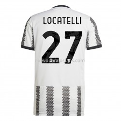 Camiseta de Fútbol Juventus Locatelli 27 Casa 2022-2023 Manga Corta
