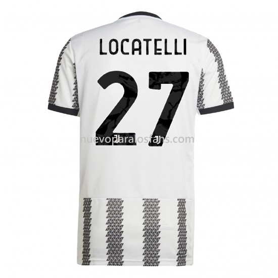 Camiseta de Fútbol Juventus Locatelli 27 Casa 2022-2023 Manga Corta