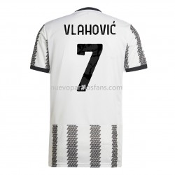 Camiseta de Fútbol Juventus Vlahovic 7 Casa 2022-2023 Manga Corta