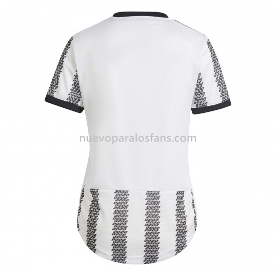 Camiseta de Fútbol Juventus Mujer Casa 2022-2023 Manga Corta