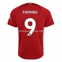 Camiseta de Fútbol Liverpool Firmino 9 Casa 2022-2023 Manga Corta