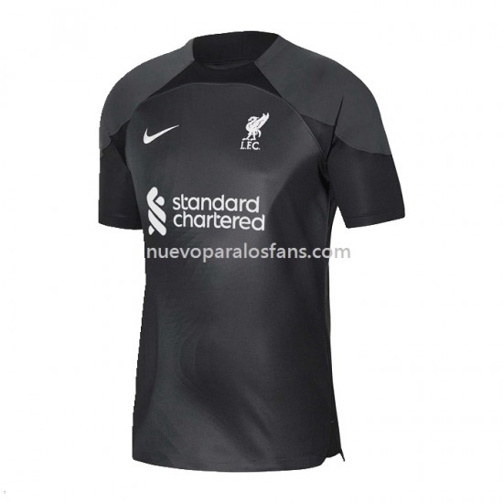 Camiseta de Fútbol Liverpool Portero Exterior 2022-2023 Manga Corta