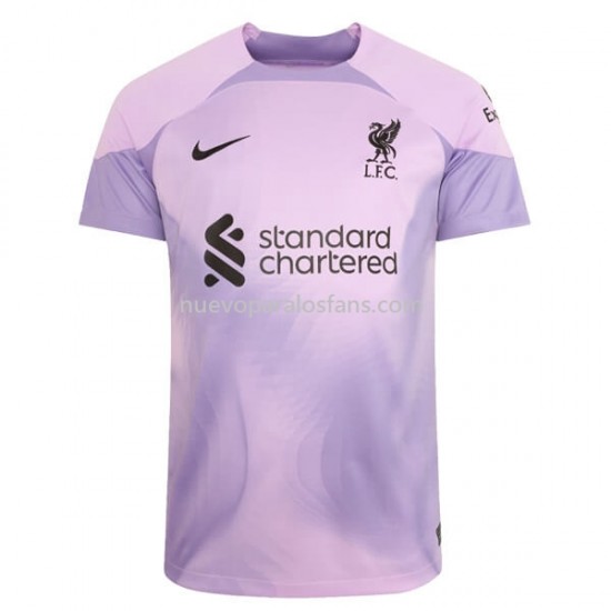 Camiseta de Fútbol Liverpool Portero Casa 2022-2023 Manga Corta