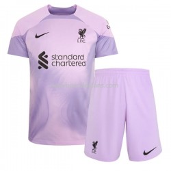 Camiseta de Fútbol Liverpool Portero Niño Casa 2022-2023 Manga Corta