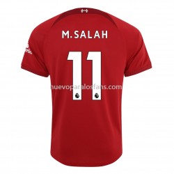 Camiseta de Fútbol Liverpool M.Salah 11 Casa 2022-2023 Manga Corta